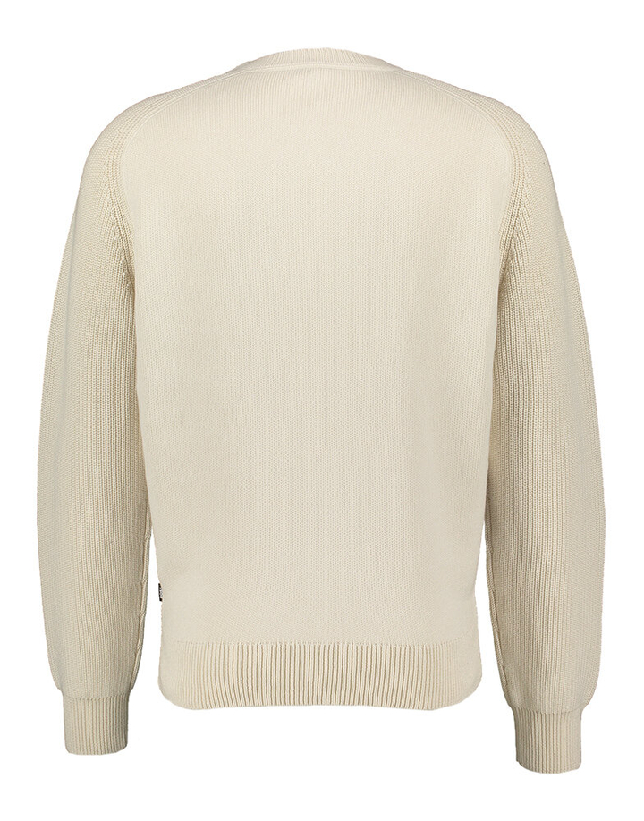 Ecru gebreide zachte trui Ematero Hugo Boss