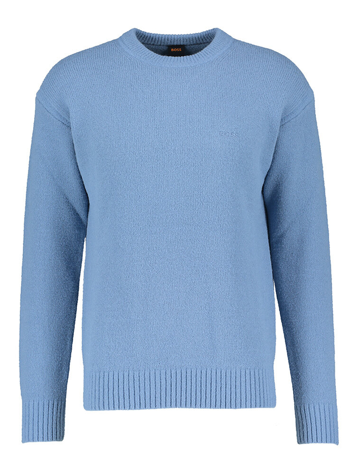 Blauwe wollen trui Hugo Boss