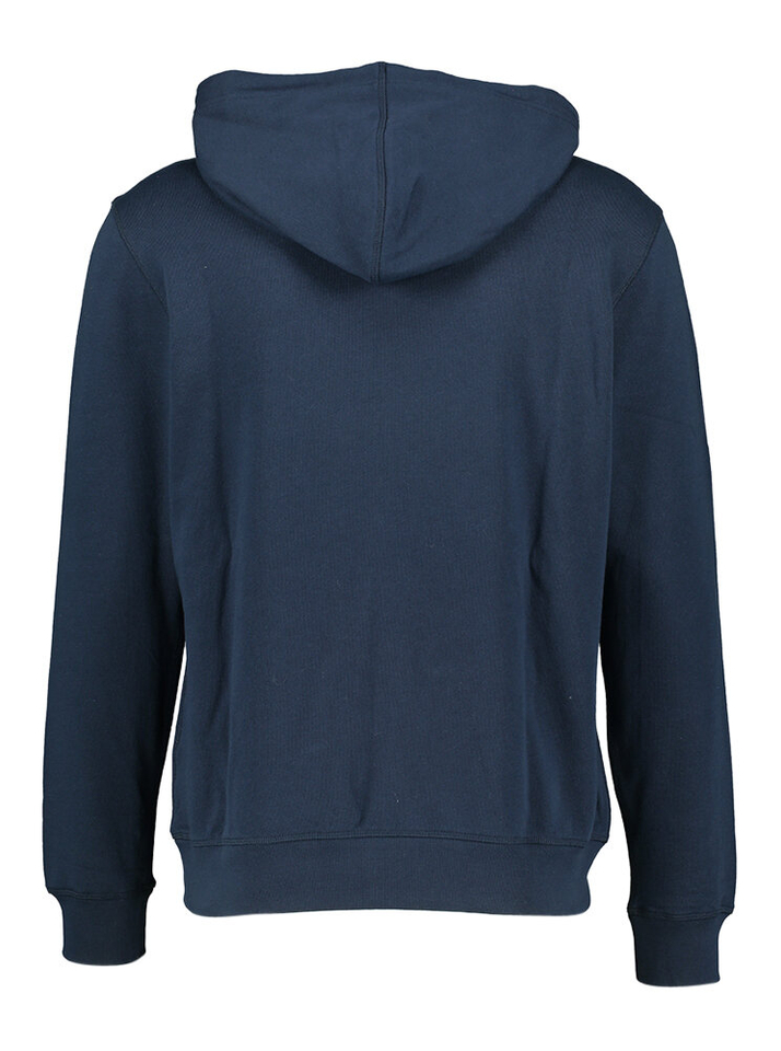 Donkerblauwe sweater met kap Hugo Boss