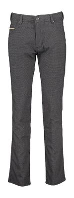 Donkergrijze broek met licht motief Bugatti