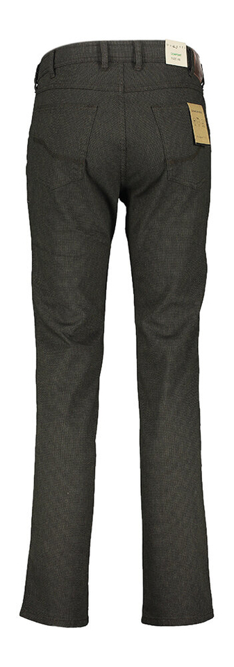 Kaki kleurige comfortabele broek  Bugatti