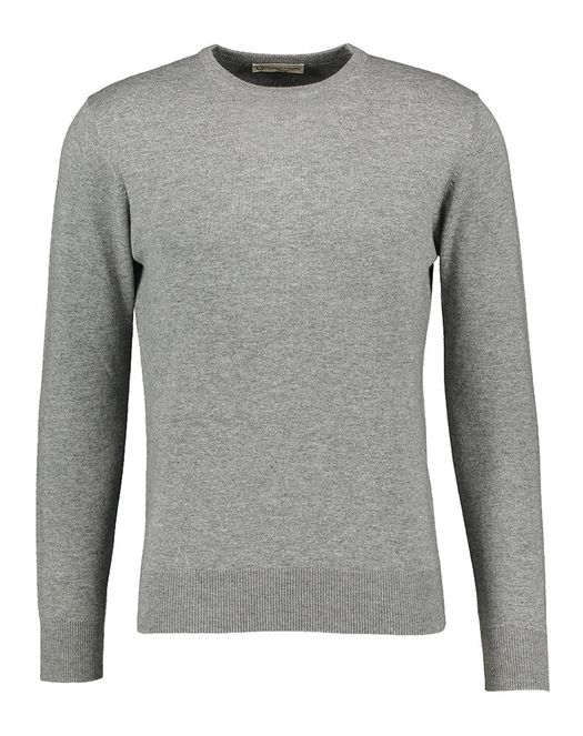 Grijze trui met ronde hals in kasjmier Cashmere Company