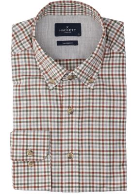 Geruit katoenen hemd ( regular fit) met lange mouwen Hackett