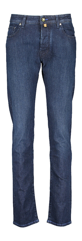 Donkerblauwe slim fit jeans Jacob Cohen