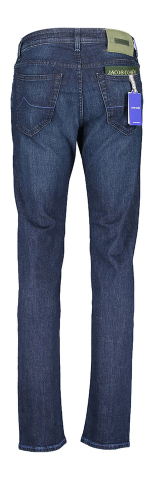 Donkerblauwe slim fit jeans Jacob Cohen