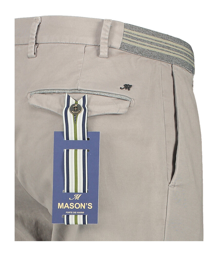 Lichtgrijze lange broek Mason's