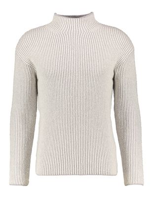 Grijs en witte pull met ronde hals Phil Petter