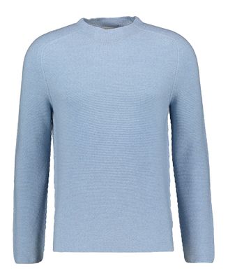 Lichtblauwe wollen pull met ronde hals Phil Petter