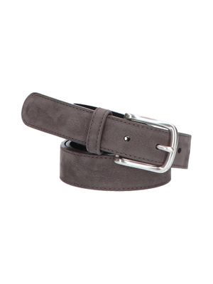 Grijze lederen riem H.A.N.