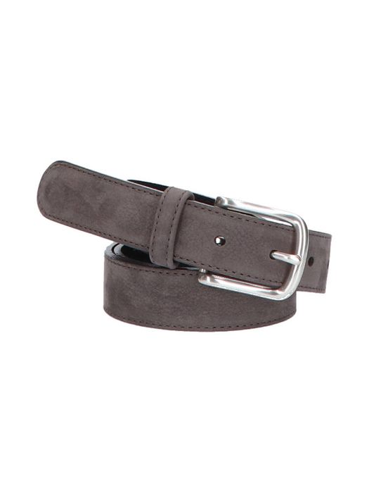Grijze lederen riem H.A.N.