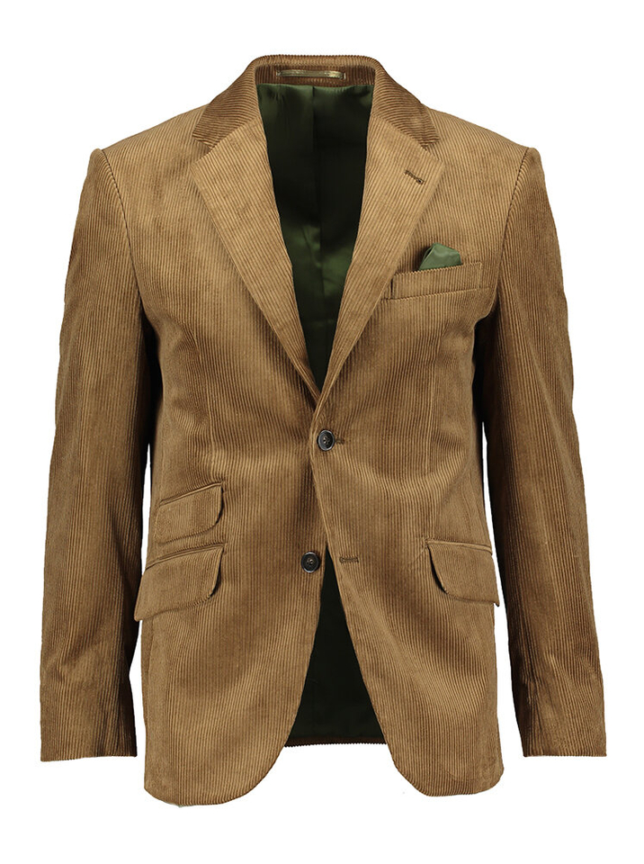 Bruine ribfluwelen blazer Wellington Of Bilmore