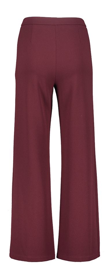 Bordeaux geklede broek met elastiek Rinascimento