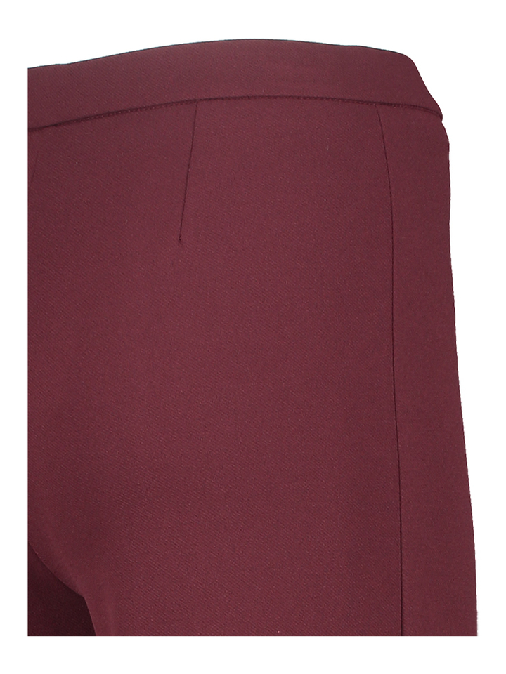 Bordeaux geklede broek met elastiek Rinascimento