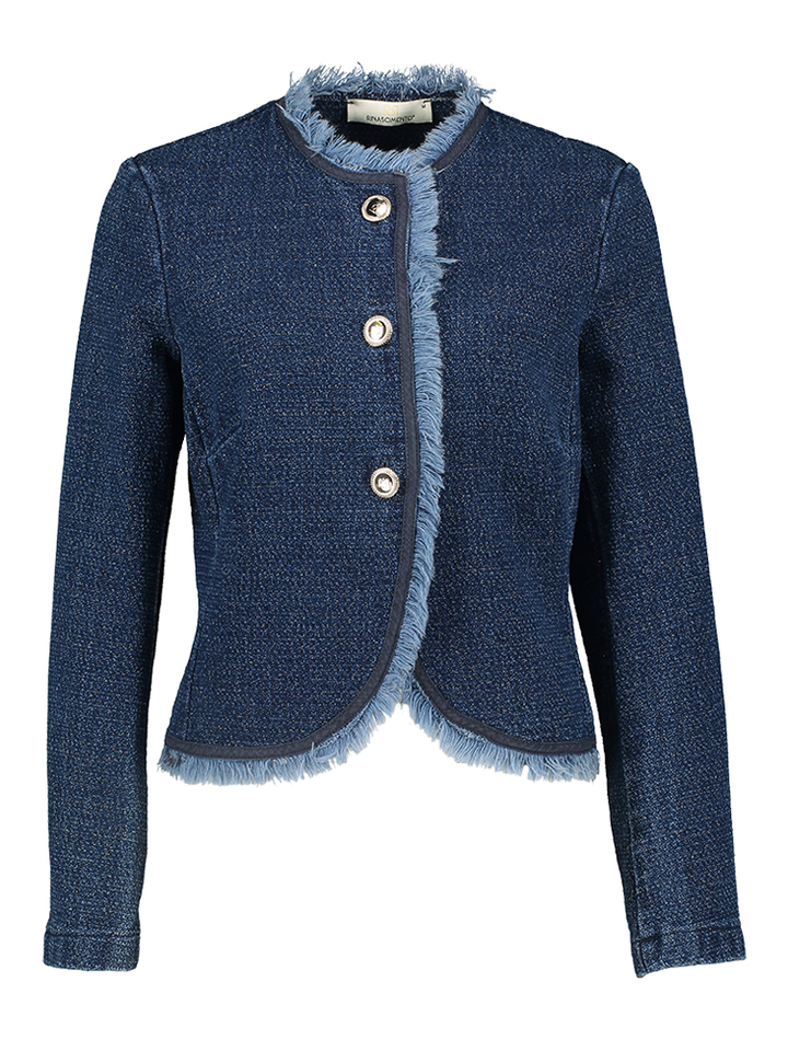 Blauw jasje met gouden knopen Rinascimento