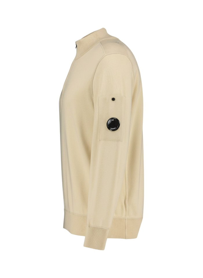 Beige trui met ritssluiting Cp Company 