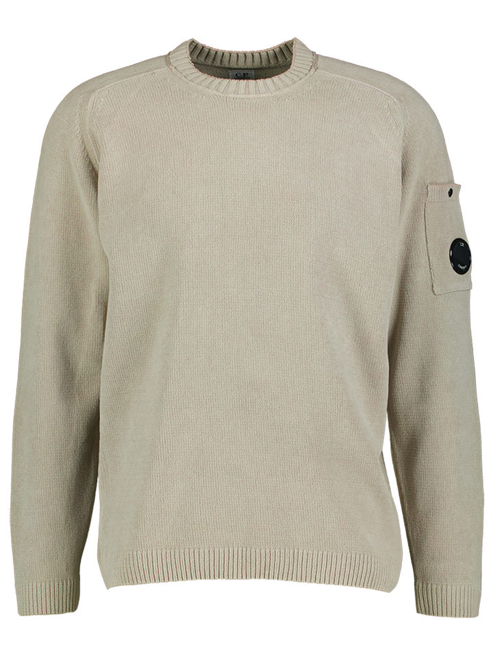 Grijze trui met logo CP Company