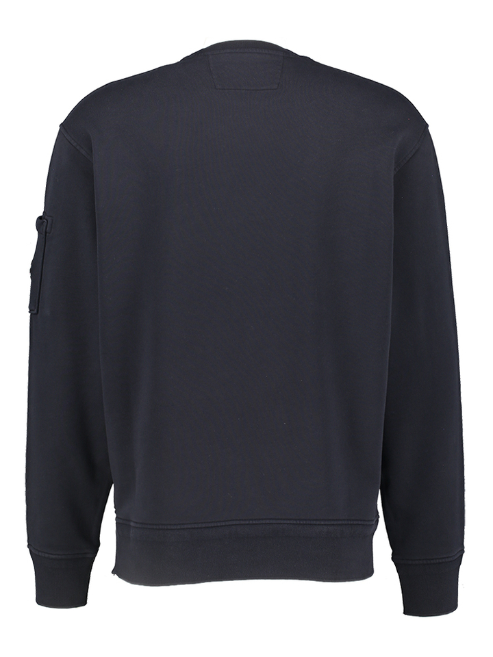 Blauwe sweater met logo CP Company