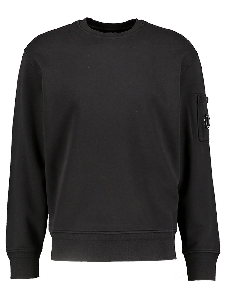 Zwarte trui met ronde hals Cp Company