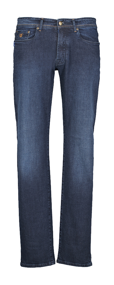 Donkerblauwe slim fit jeans Atelier Noterman 