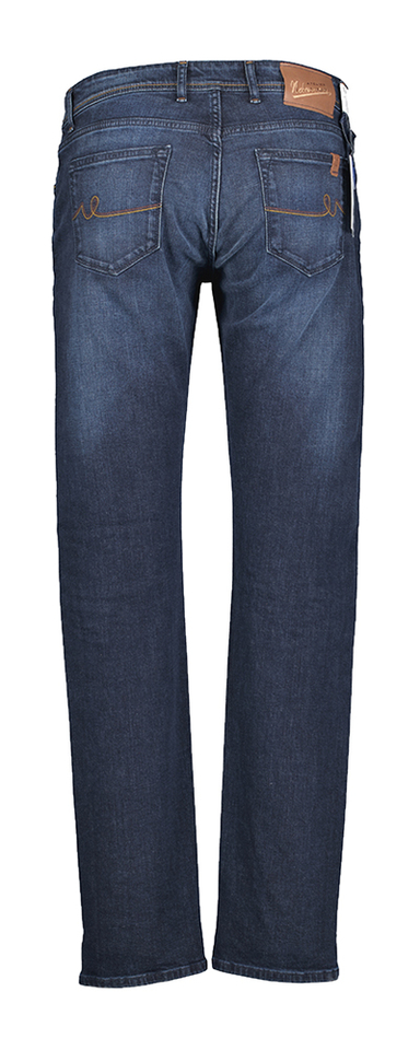 Donkerblauwe slim fit jeans Atelier Noterman 