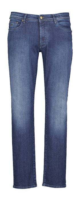 Blauwe slim fit jeans Atelier Noterman