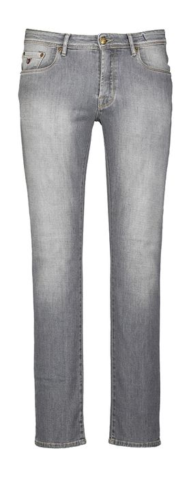Grijze slim fit jeans Atelier Noterman