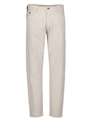 Ecru ribfluwelen broek Atelier Noterman