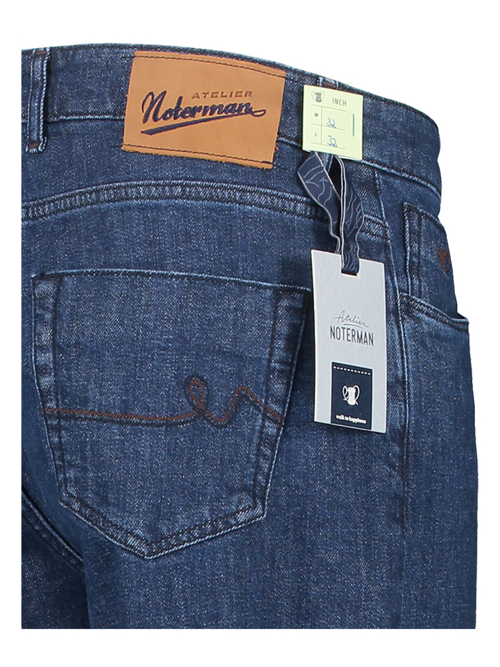 Blauwe slim fit jeans Atelier Noterman 