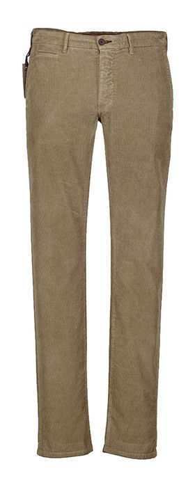 Beige broek in ribfluweel Atelier Noterman