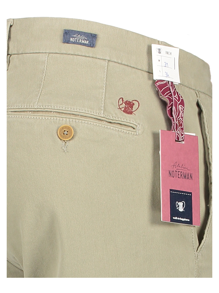 Geklede beige broek Atelier Noterman