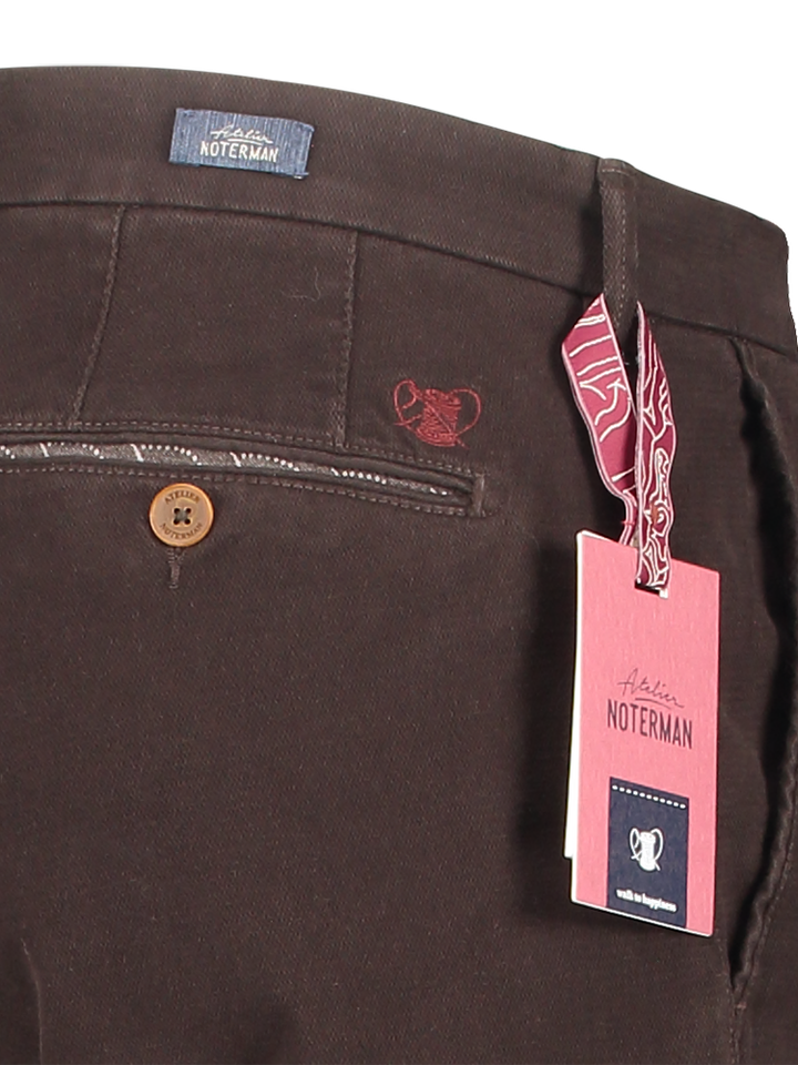 Donkerbruine broek Atelier Noterman