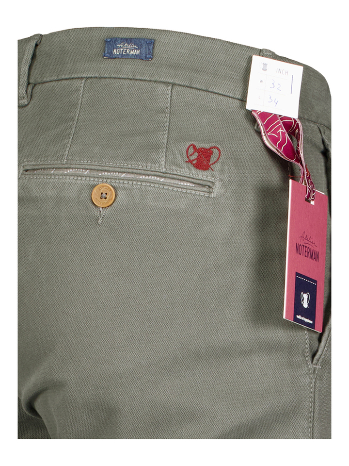 Blauwe chino broek Atelier Noterman