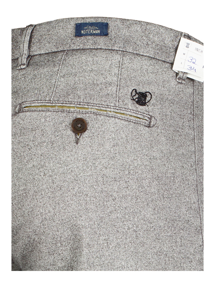 Grijze katoenen broek Atelier Noterman