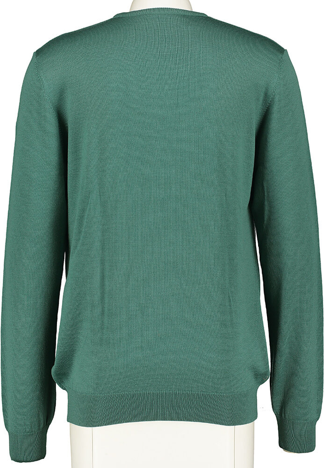 Groene pull met v-hals Maerz