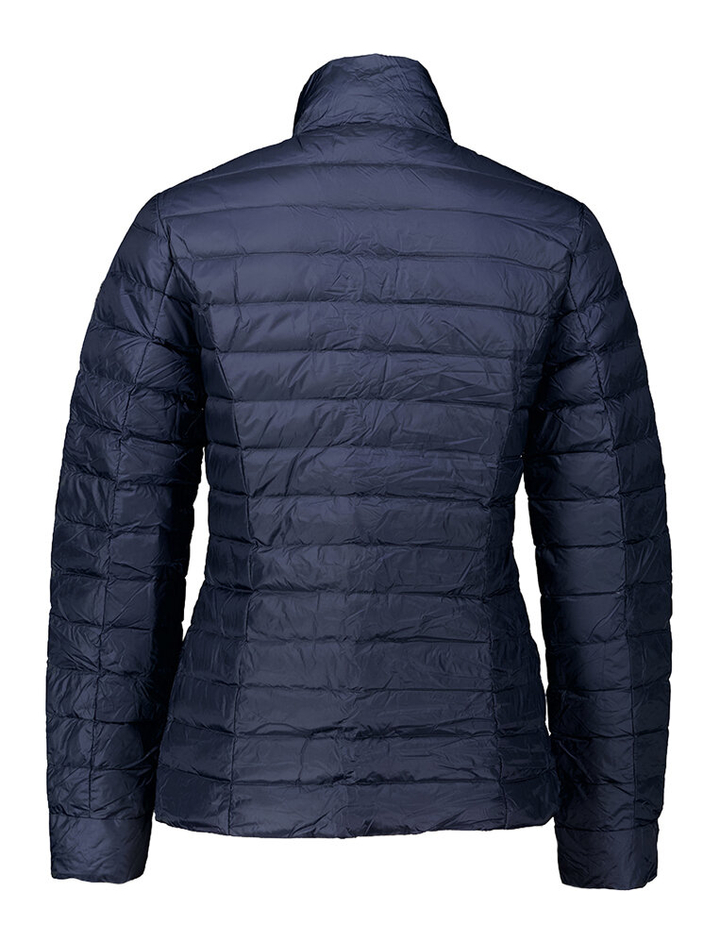 Donkerblauwe padded jas met rits Cha Jott