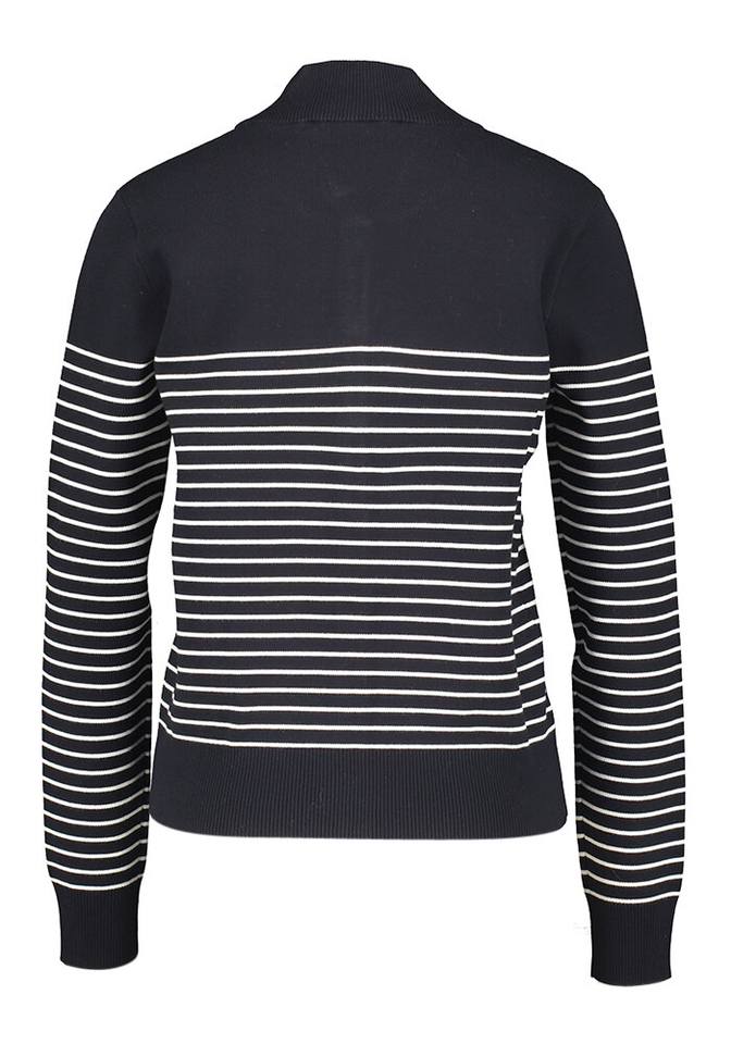 Donkerblauwe cardigan met strepen Sorbona Max Mara