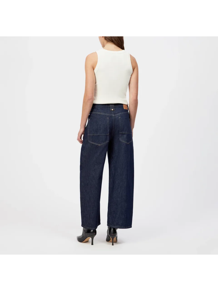 Donkerblauwe loose fit jeans Derive Drykorn