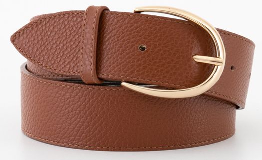 Cognackleurige riem HAN