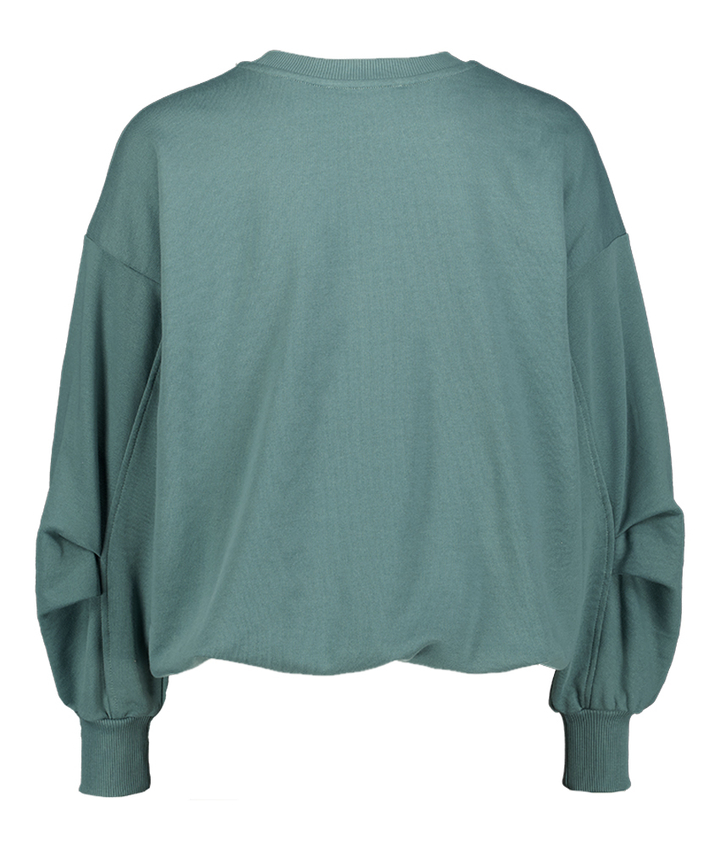 Groene sweater met elastiek onderaan Tillea Minus
