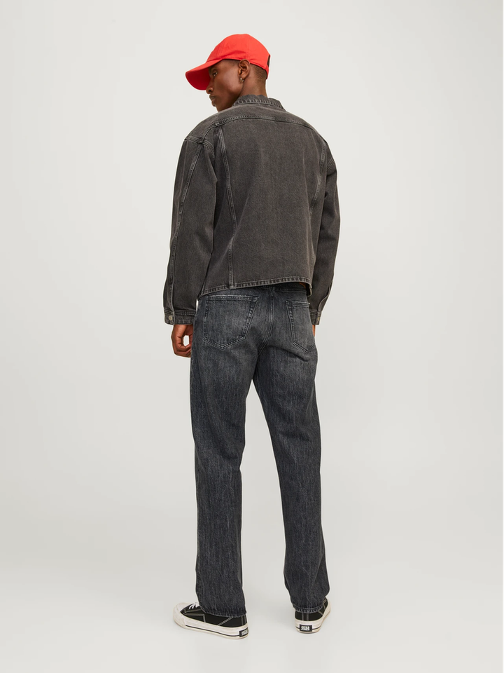 Donkergrijze loose fit jeans Eddie Jack & Jones