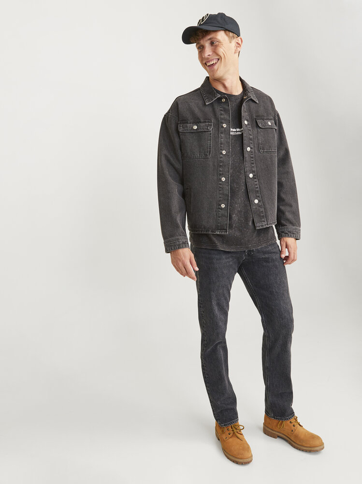 Zwarte jeans in relaxed fit Jacak & Jones