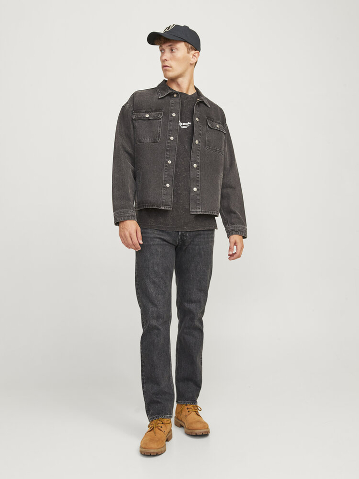 Zwarte jeans in relaxed fit Jacak & Jones