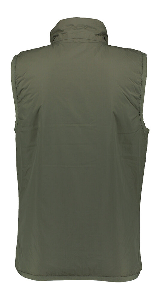 Kaki bodywarmer met rits Le Vrai Rouland Warm K-Way