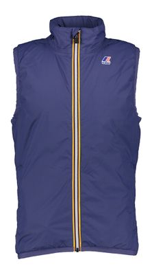 Blauwe bodywarmer met rits Le Vrai Rouland Warm K-Way