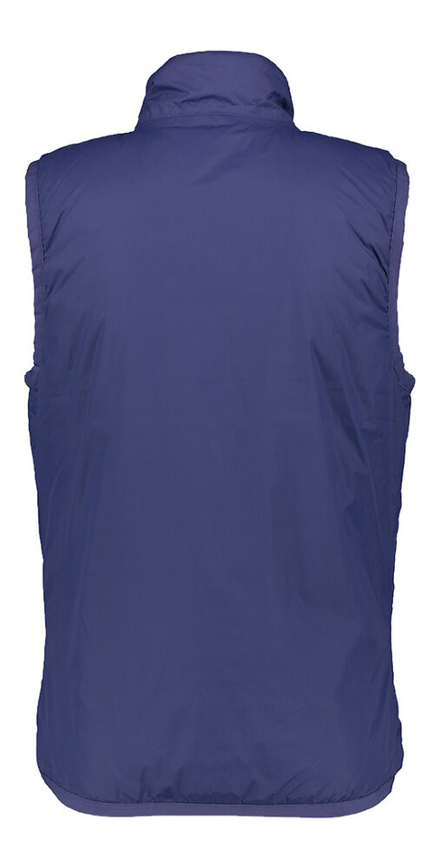 Blauwe bodywarmer met rits Le Vrai Rouland Warm K-Way