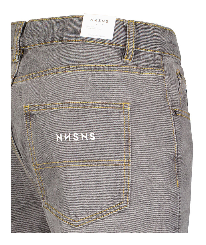 Straight jeans met grijze wassing Nessie NNSNS