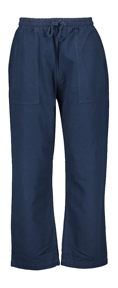 Donkerblauwe katoenen broek met elastiek Service Works