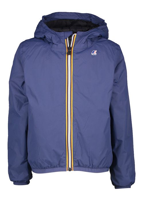 Blauwe regenjas met kap Claude Warm K-Way