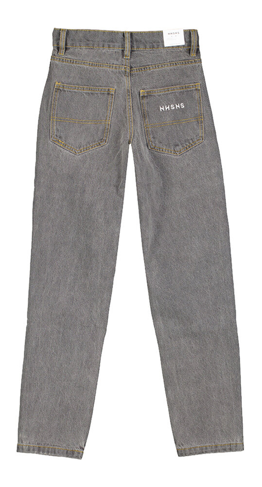 Straight jeans met grijze wassing Nessie NNSNS