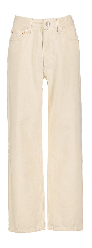 Beige tapered broek met hoge taille Bellerose